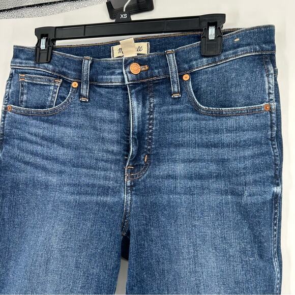 Madewell Mid-Rise Stovepipe Straight Ankle Denim Jeans Medium Wash Size 29 - Picture 3 of 6